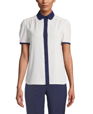 Anne Klein - Peter-Pan-Collar Blouse