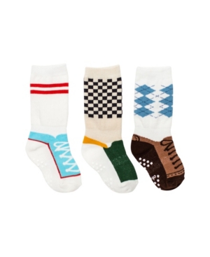 image of Cheski Sock Company Baby Boys Mixed Shoe Knee Socks, Pack of 3