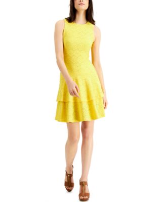 amazon women's yellow dresses