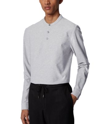 hugo boss slim fit mercerised