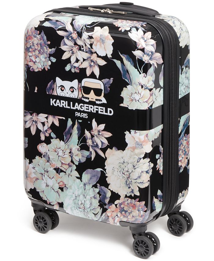 Karl Lagerfeld Paris Karlflauge 21" Hardside CarryOn Spinner & Reviews
