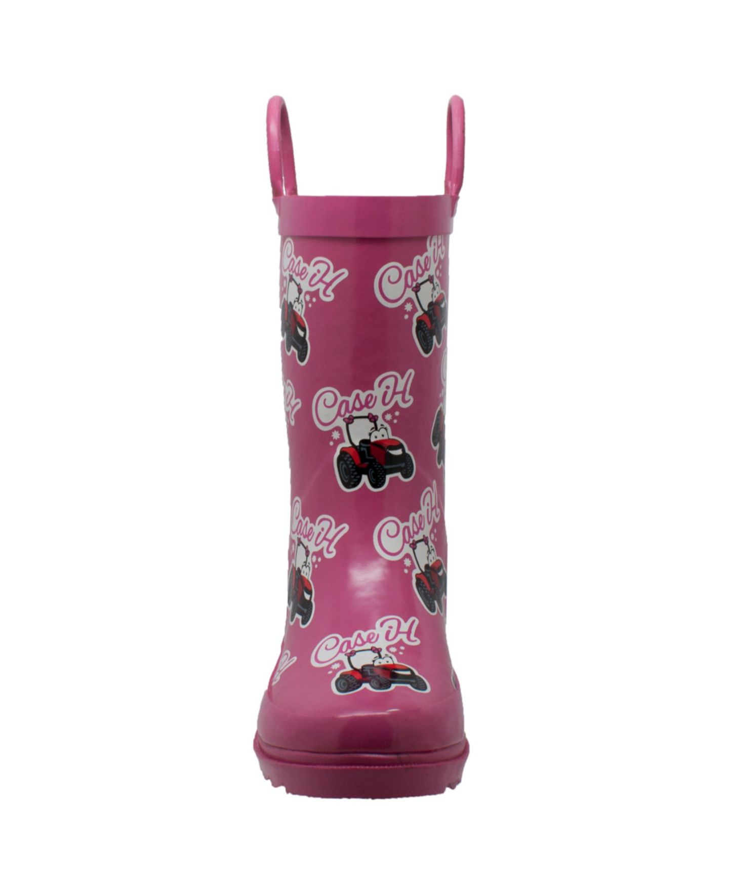Ботинки Case IH Big Rubber Boots для девочек-малышей, цвет: Розовый — фото 3