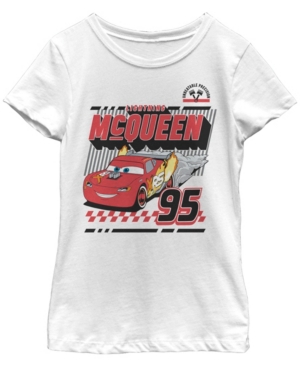 Big Girls Cars-Cars 2 Mcqueens Drag Short Sleeve T-shirt