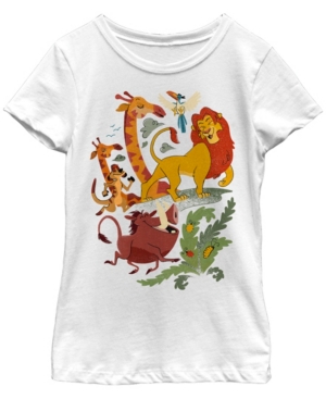 Big Girls Lion King Friends Short Sleeve T-shirt