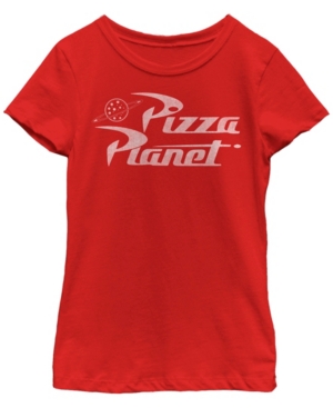 Big Girls Toy Story 1-3 Pizza Planet Comp Short Sleeve T-shirt