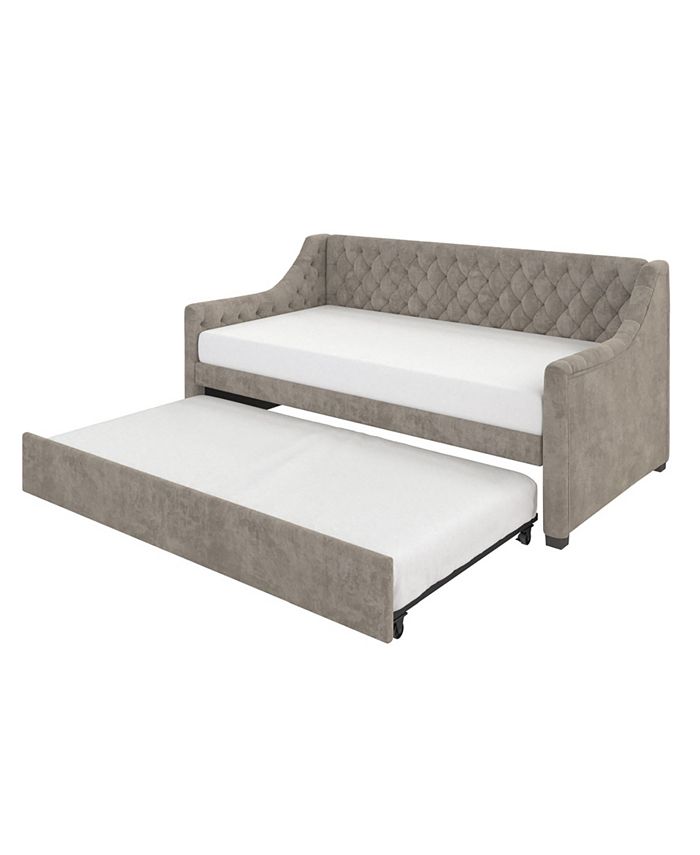 Little Seeds Monarch Hill Ambrosia Upholstered Daybed and Trundle, Twin ...