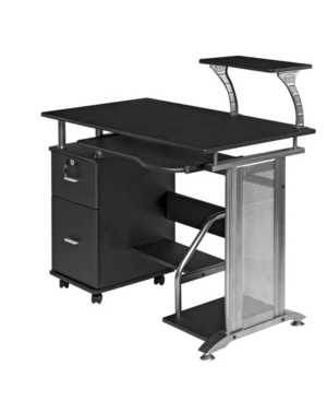UPC 046854169500 product image for OneSpace Rothmin Computer Desk with Storage Cabinet | upcitemdb.com