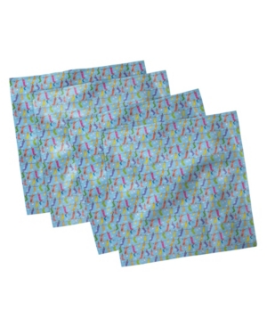 Ambesonne Winter Set of 4 Napkins 12