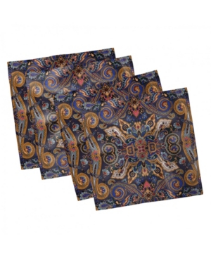 Ambesonne Paisley Set of 4 Napkins 12
