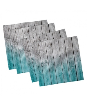 Ambesonne Rustic Set of 4 Napkins 12
