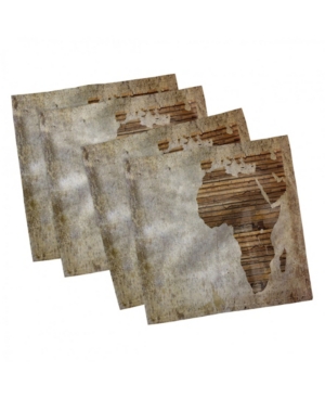 Ambesonne African Set of 4 Napkins 12