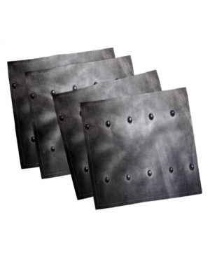 Ambesonne Industrial Set of 4 Napkins 12