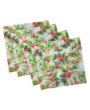 Ambesonne Rowan Set of 4 Napkins 12
