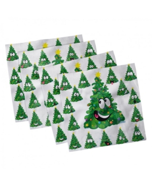 Ambesonne Christmas Set of 4 Napkins 12