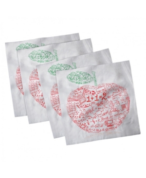Ambesonne Educational Set of 4 Napkins 12