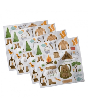 Ambesonne Adventure Set of 4 Napkins 12