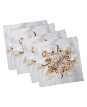 Ambesonne Fleur De Lis Set of 4 Napkins 12