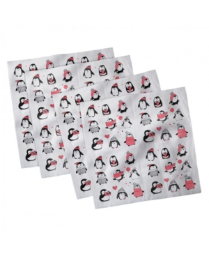 Ambesonne Winter Set of 4 Napkins 12
