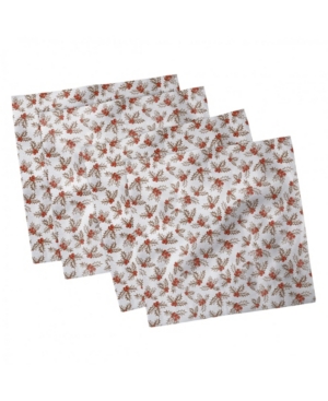 Ambesonne Christmas Set of 4 Napkins 12