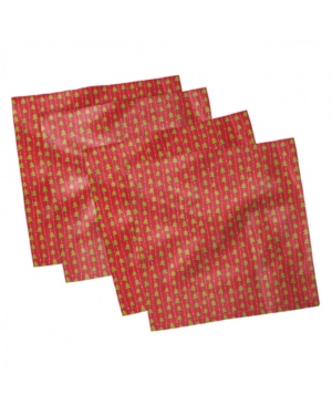 Ambesonne Christmas Set of 4 Napkins 12