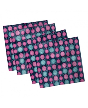 Ambesonne Xmas Set of 4 Napkins 12