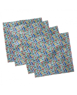 Ambesonne Winter Set of 4 Napkins 12