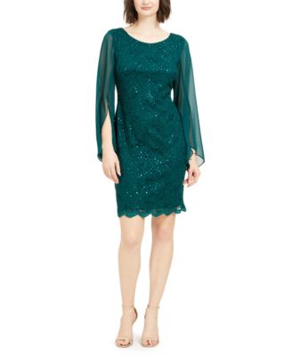 macys hunter green dress