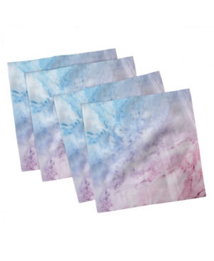 Ambesonne Marble Set of 4 Napkins 18