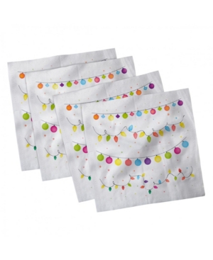 Ambesonne Christmas Set of 4 Napkins 18