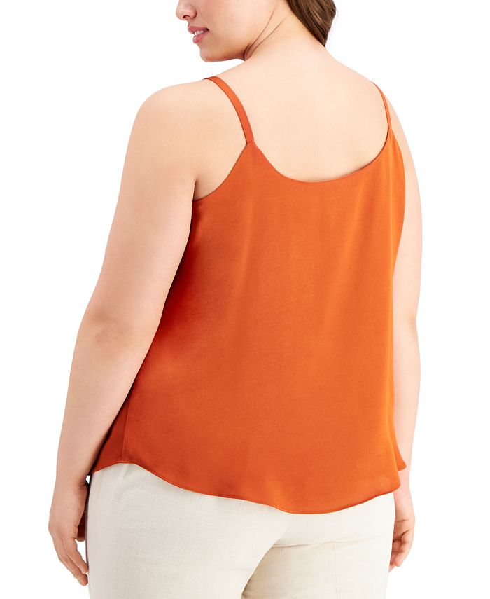 Bar III Trendy Plus Size Solid Cami, Created for Macy's Macy's