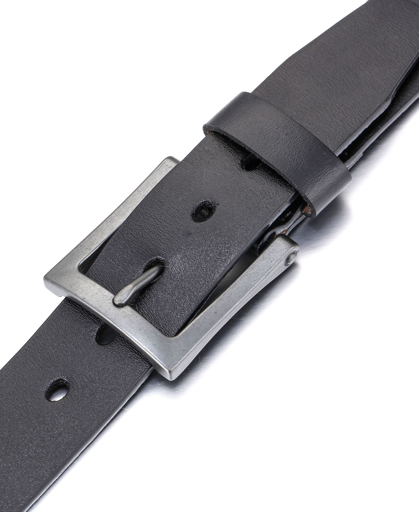 Мужской ремень Gallery Seven Mio Marino Intrepid Casual Prong Belt, цвет: Глубокий угольный — фото 3