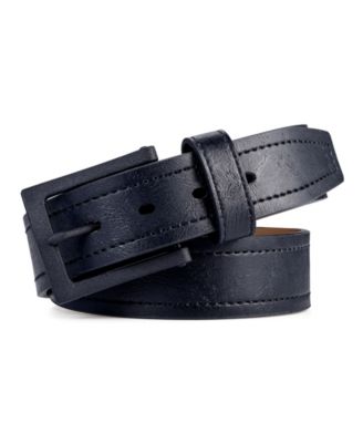 Mio Marino Men's Solid Casual Prong Belt