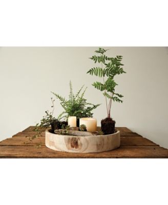 Hand Carved Wood Tray