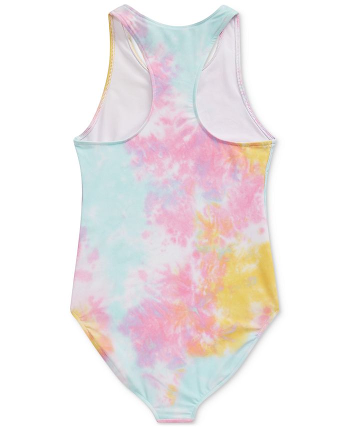 Polo Ralph Lauren Big Girls Tie-Dye One-Piece Swimsuit - Macy's