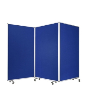 Screen Gems Commercial Residential Double-sided Wheeled 3 Panel Screen