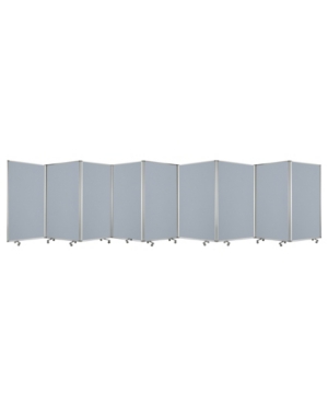 Screen Gems Commercial Residential Double-sided Wheeled 9 Panel Screen