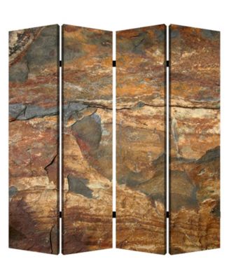 Screen Gems Double sided with different Design 4 Panel 7' x 7' Slate ...