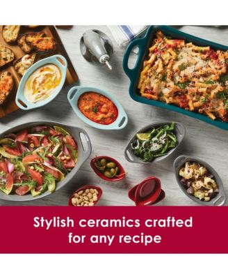 Ceramics 2-Pc. Oval Au Gratin Set