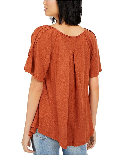 Free People Lovely Day T Shirt Reviews Tops Women Macy S