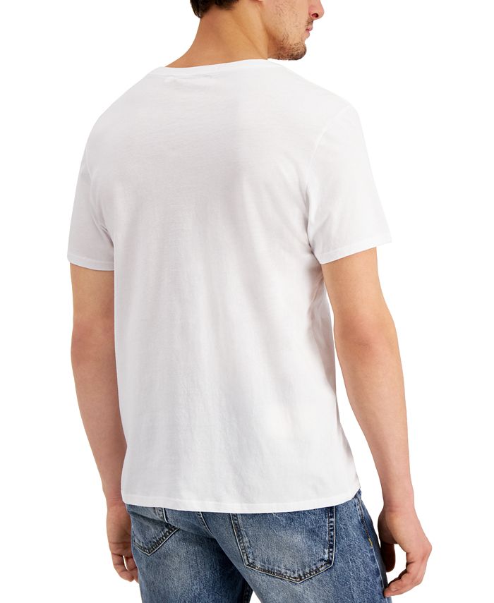 GUESS Men's Classic Logo Graphic T-Shirt & Reviews - T-Shirts - Men ...