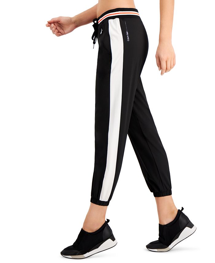 calvin klein striped pants