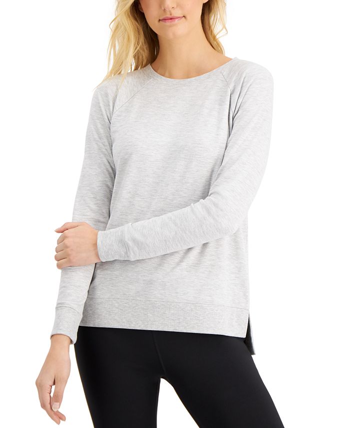 Ideology Long-Sleeve Top, Created for Macy's - Macy's