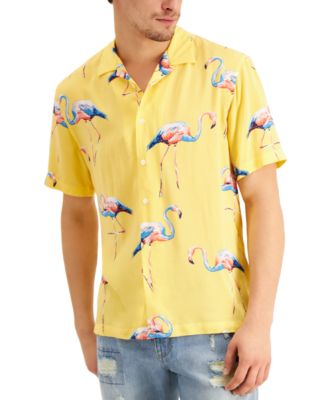 Sun + Stone - Men's Flamingo Camp Shirt
