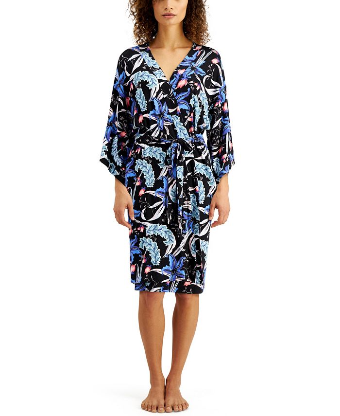 Sesoire FloralPrint Wrap Robe Macy's