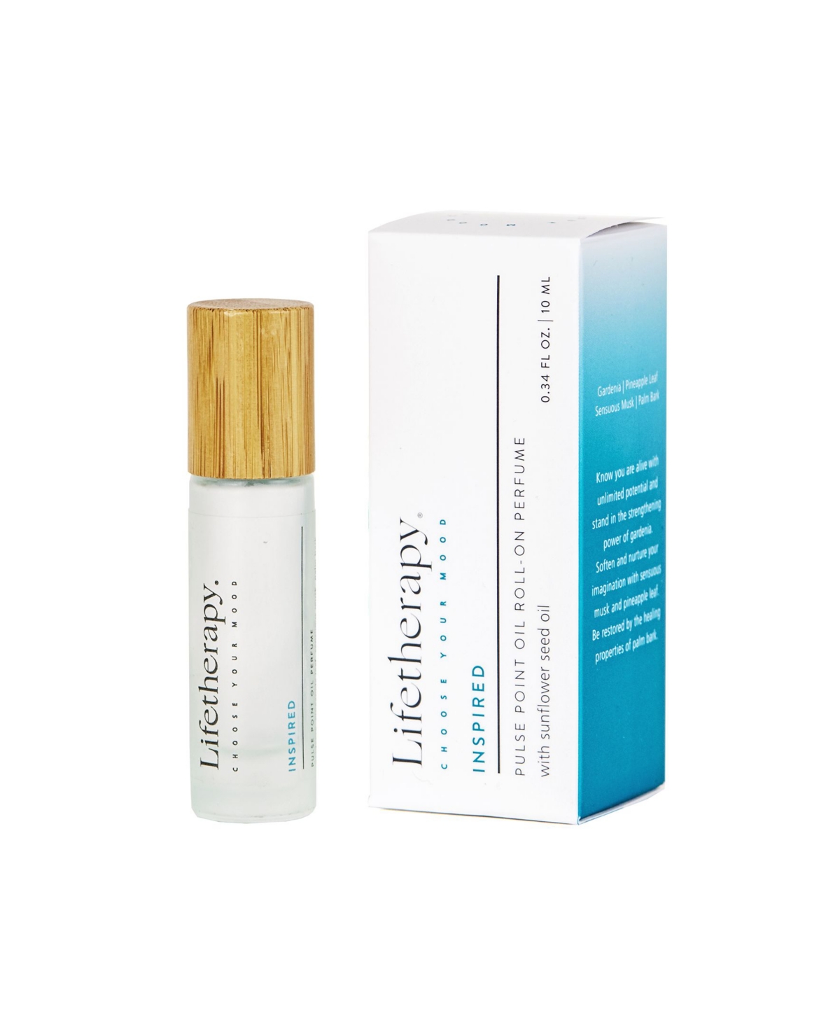 Lifetherapy Inspired Pulse Point Oil Roll-On Perfume, 0.34 oz