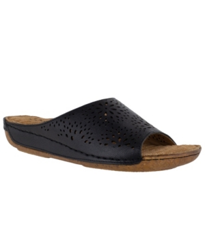 image of Easy Street Valerie Leather Sandals Women-s Shoes