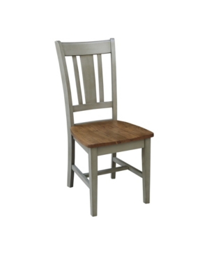 Shop International Concepts San Remo Splatback Chair In Gray
