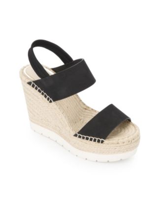 Kenneth Cole New York Women's Olivia Simple Espadrille Wedge Sandals ...