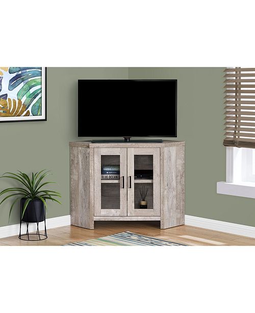 Monarch Specialties Tv Stand 42 L Reclaimed Corner Reviews