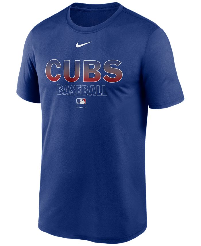 Nike Chicago Cubs Men's Authentic Collection Legend Practice T-Shirt ...